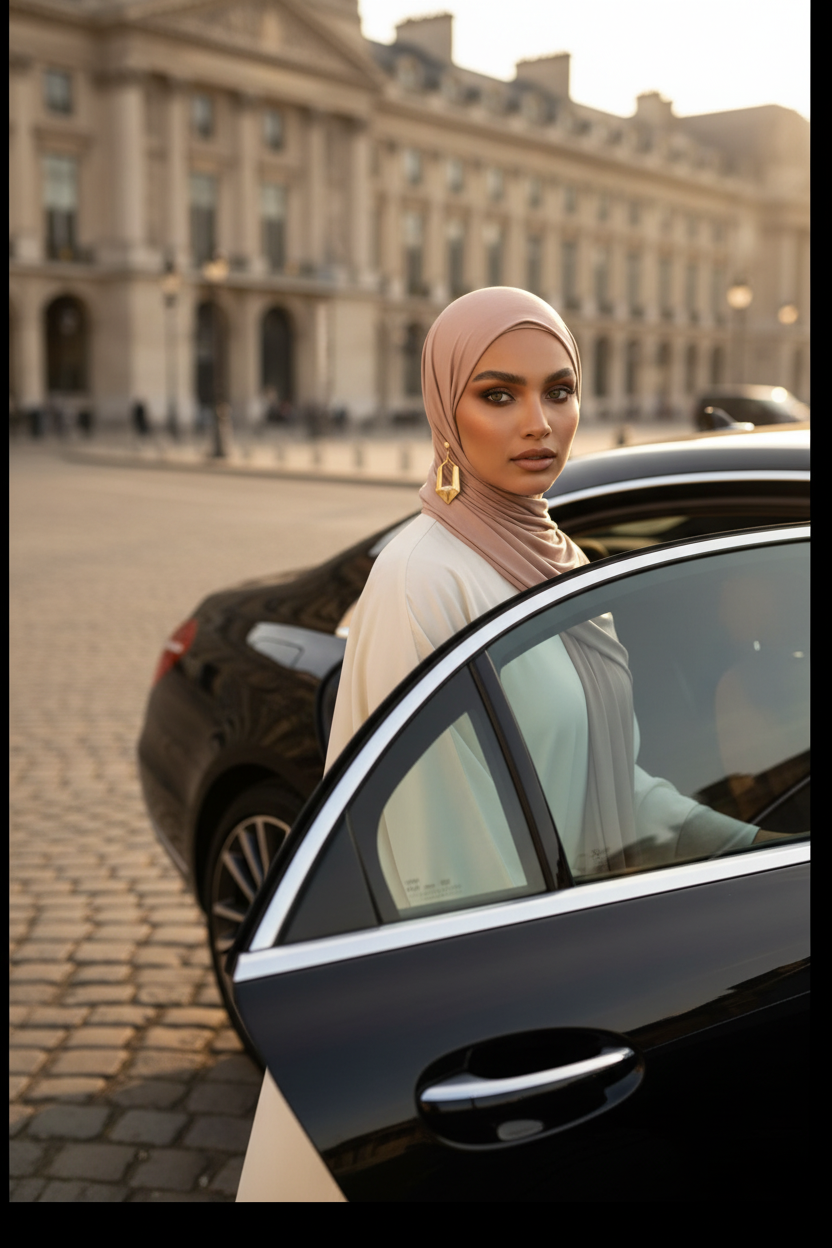 Model B Luxury Street Editorial