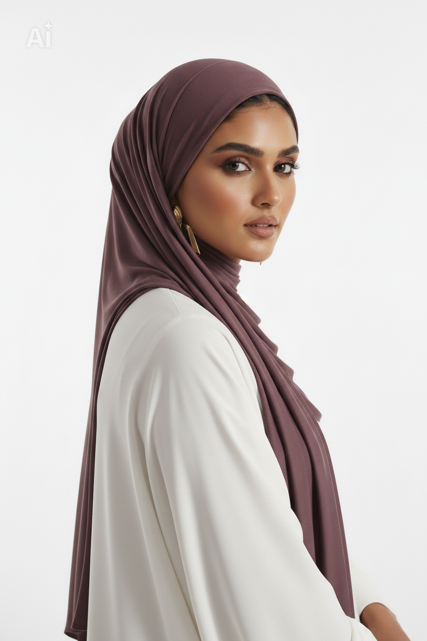 Truffle Hijab - Over the Shoulder